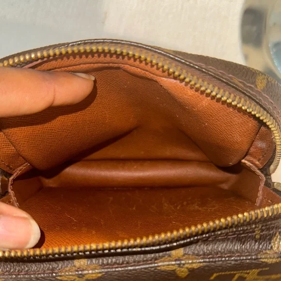 Authentic Louis Vuitton Brown Leather Amazon Bag + Certificate of Authenticity - Picture 10 of 12